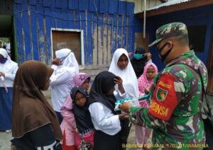 Kodim 1702 Jayawijaya Sambangi Panti Asuhan Al Istiqomah