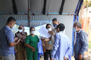 Pansus Covid-19 DPRD Kota Kungker ke Balitbangkes dan Labkesda Papua