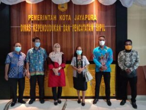 Kungker ke Dispendukcapil Kota Jayapura, Komisi A DPRD Pastikan Pelayanan di Masa Pandemi