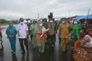 Kunker Pangdam XVII Cenderawasih Disambut Hangat Muspida Kabupaten Mappi