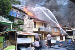 Kebakaran di APO Kali Hanguskan 55 Rumah Warga