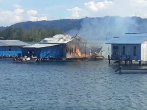Polisi Tangani Kasus Kebakaran Rumah di Kampung Tobati