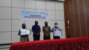 Dispar Kota Jayapura Lakukan Penandatanganan NPHD Th 2020
