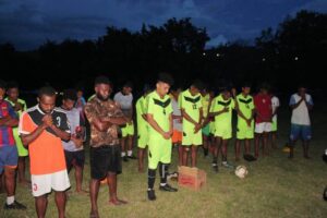 Uji Coba Ps Kuskus dan Setda Kota Jayapura Berakhir Dengan Skor 9 : 3