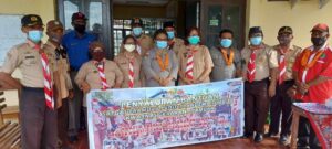 Kwarda Papua Salurkan Ribuan APD Dari Kwarnas di Wilayah Selatan Papua