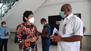 DPRP Bahas Pengerjaan Jalan Menuju Pelabuhan Tol Laut Depapre