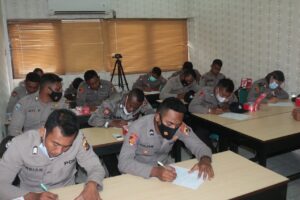 Anggota Bid Propam Polda Papua Jalani Tes Psiologi dan Konseling