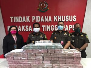 PT Graha Persada Kembalikan Kerugian Negara Senilai Rp.9,6 Milyar ke Kejati Papua
