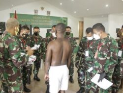 154 Pemuda Ikuti Sidang Parade Cata PK TNI AD I/2021 Panda Manokwari Papua Barat