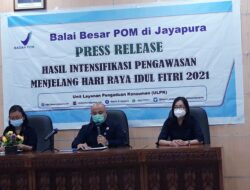 Sidak BPOM Jayapura Takjil Aman Tidak Mengandung Bahan Berhaya