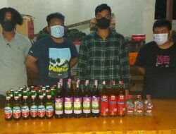 Polsek Abepura Tertibkan Penjual Miras Ilegal di Pasar Lama