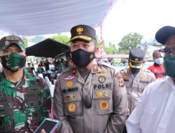 Wakapolda Papua Pantau Lansung Pelaksanaan Vaksin Massal di Kota Jayapura