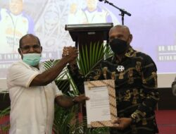 Terima Pergeseran Dana Rp108 Milyar Lebih, Wali Kota Jayapura dan Masyarakat Bertekat Sukseskan PON XX