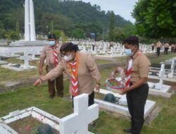 Jelang Hari Pramuka ke- 60, Ketua Kwarda Pimpih Ziarah ke TMP Waena