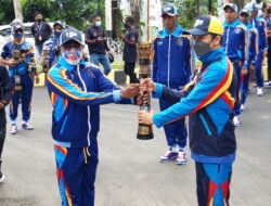 Kirab Api PON XX Papua Tiba di Kota Jayapura