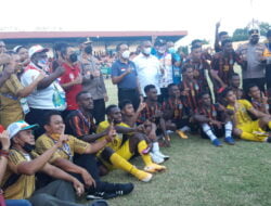 Ungguli Kaltim 5:1 Tim Sepak Bola Putra Papua Melenggang ke Babak Final