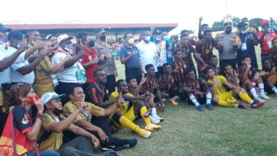 Ungguli Kaltim 5:1 Tim Sepak Bola Putra Papua Melenggang ke Babak Final