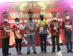 Sukses PON XX, Panpel Cabor Karate Gelar Welcome Party