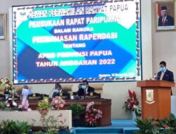 APBD Provinsi Papua TA. 2022 Turun Drastis Rp5,7 Triliun