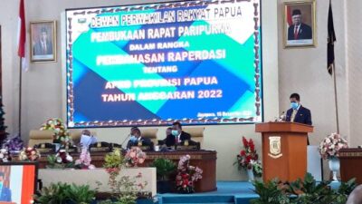 APBD Provinsi Papua TA. 2022 Turun Drastis Rp5,7 Triliun