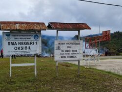 KKB Kembali Beraksi Membakar Gedung Sekolah SMAN I Oksibil