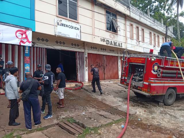 Polisi Selidiki Kasus Kebakaran Satu Unit Ruangan Ruko Di Dok VIII ...