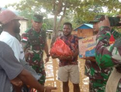 Dandim 1701 Jayapura Berikan Bantuan Makanan Jadi Kapada Dua Asrama Mahasiswa