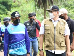 Tinjau Lokasi Banjir dan Longsor Wali Kota BTM Imbau Warga Yang Tinggal di Lereng Bukit Waspada