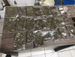 Sat Narkoba Polresta Amankan Puluhan Paket Ganja di Rusun Pasar Inpres Dok IX