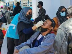 48 Penumpang KM. Sinabung Reaktif Covid Usai Rapid Antigen
