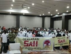 Milenial Papua Deklarasi Dukung Airlangga Hartarto Maju Capres 2024