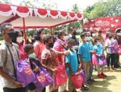 Rayakan Valentine’s Day, PKK Kota Jayapura Berbagai Kasih Dengan Anak Panti dan Yayasan