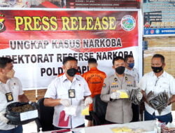Ditresnarkoba Polda Papua Berhasil Amankan Dua Tersangka Pemilik Sabu 262,09 Gram