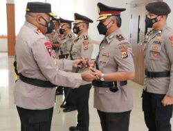 Kapolda Papua Pimpin Upacara Sertijab 3 PJU dan 4 Kapolres