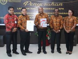 9 Tahun Berturut Turut Kota Jayapura Raih WTP Murni, BTM Haturkan Terima Kasih Kepada OPD dan Masyarakat