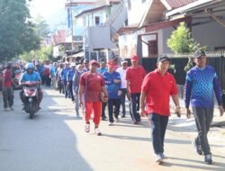 Benhur Tomi Mano Selaku Komisioner V DPN – IKAPTK Jalan Santai Bersama Warga Kota