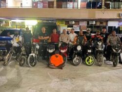 Tim Resmob Numbay Ciduk Spesialis Curanmor Bersama 11 Unit Hasil Curian