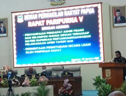 Fraksi PDIP DPR Papua Setujui Pertanggungjawaban Pelaksanaan APBD TA 2021 Dengan Catatan