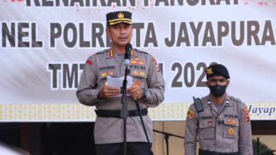 50 Personel Polresta Jayapura Kota Terima Kenaikan Pangkat