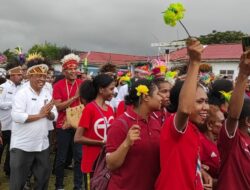 BTM Sambut Kirab Obor Sidang Sinode XVIII GKI di Biak Numfor