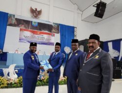 Rapat Paripurna DPRD Mamteng, Bupati RHP Sampaikan Laporan LKPJ TA 2021