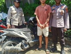 Polsek Japut Amankan Pelaku Curanmor Beserta Barang Buktinya