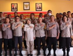 Kunjungi Polres Puncak Jaya, Bid Propam Polda Papua Lakukan Pembinaan dan Pemulihan Profesi Polri