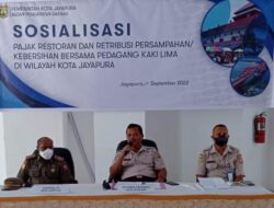 Pemkot Jayapura Sosialisasikan Pajak Restoran dan Retribusi Kebersihan Kepada PKL