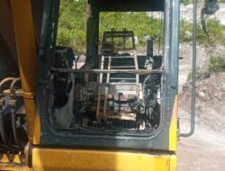 KKB Bakar Alat Berat Proyek Jalan di Pegunungan Bintang Papua