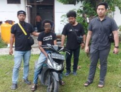 Lakukan Curanmor, Polisi Tangkap AM Bersama Barang Bukti