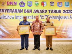​Pemkab Mamteng Berhasil Raih BKN Award