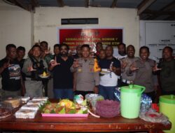 1 Tahun Pengabdian Perwira Angkatan SIP 50 Polres Nduga Gelar Acara Syukuran