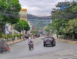 Demo Save LE Hari ini, Pusat Kota Jayapura Sepi