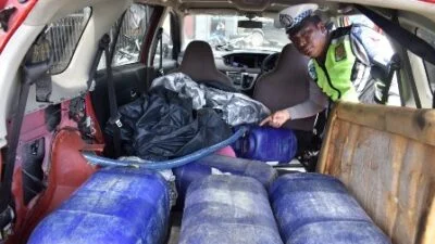Satlantas Polresta Temui Mobil Dengan Tangki Modifikasi BBM Pertalite